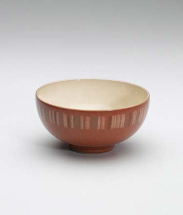 Denby Fire Stripes - Rice Bowl