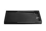 Kohler K-9948-7 Groove Acrylic Receptor 60 X 32 Right-Hand Drain, Black Black