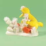 Department 56 Snowbabies Guest Collection Wrap Gift With Big Bird