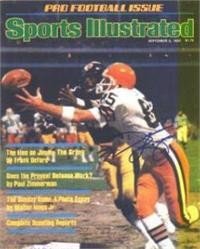 Dave Logan Autographed/Hand Signed Sports Illustrated Magazine (Cleveland Browns)