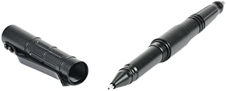 Shootmy Aluminum Tactical Pen Impromptu Defender Tool Multifunction for Self Defense with Glass Breaker (Black)