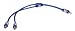 Brand-X XL2YF 1-Foot Dual Female to Single Male RCA 