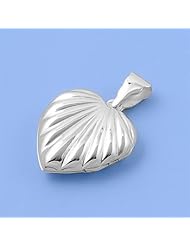 925 Sterling Silver Locket Pendant - Heart
