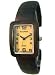 Tense Solid Dark Sandalwood Slip Cuff Ladies Bracelet Wood Watch L8203D