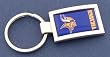 Minnesota Vikings Helmet Curved Key Chain NFL