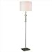 Eternity One Light Drum Shape Floor Lamp in Chrome