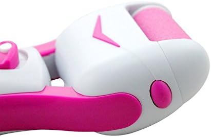 Pamperped Extra Coarse Refill Roller Heads - Professional Grade Replacement rollers - Buffs away rough, dry and calloused skin - Compatible with Multiple Brands of Electronic Pedicure Foot File Callus Removers - Smoothness Guaranteed - Pack of 3 PINK