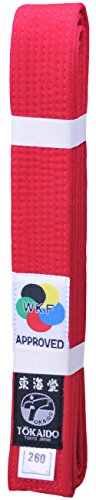 Tokaido Karate Belt WKF Red