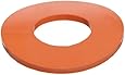 Silicone  Flange Gasket, Ring, Red, Fits Class 150 Flange
