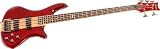 Schecter Stiletto Elite-5 Bass Guitar (5 String, See-Thru Cherry)