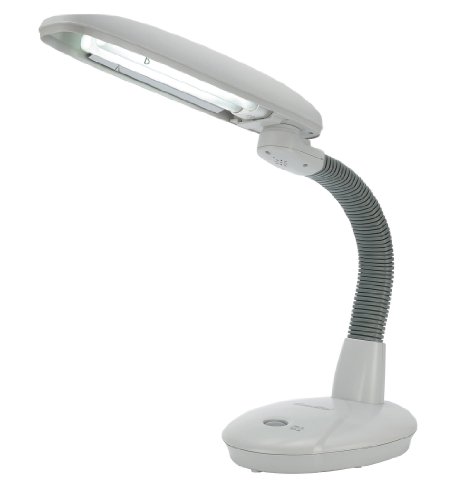 EasyEye Energy Saving Elongated Desk Lamp, Gray On Sale