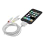 Hi-Resolution /Classic AV (Audio Visual) Composite Audio Video Cable (RCA) for Apple iPod Nano 4th Generation 16GB, 8GB chromatic (Compatible with firmware version upto 2.2 Only)
