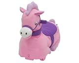 Cuddle n Ride Plush Pony Ride On - Pink