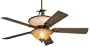 Emerson Fans CF160RTI 52" Rustico Rustic Indoor Rustic Iron Ceiling Fan w/ Light, Remote & Blades
