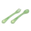 green sprouts Cornstarch Fork and Spoon, Green green sprouts Cornstarch Fork and Spoon, Green