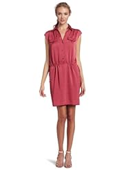 Polyester/Satin  Shirt  Dress