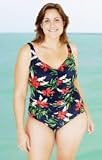 Penbrooke Barbados Plus Size Girl Leg Swimsuit - Plus Size Swimwear Plus Size Swimsuit