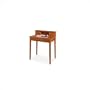 Winsome Solid Wood Writing Desk with Hutch in Honey