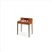 Winsome Solid Wood Writing Desk with Hutch in Honey