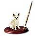   - Chihuahua Tan/White Executive Desk Pen Set