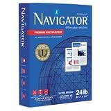 NAVIGATOR NPL1128 Platinum Paper, 28-lb., 8-1/2 x 11, Bright White, 500 Sheets/Rm, 5 Rms/Ct