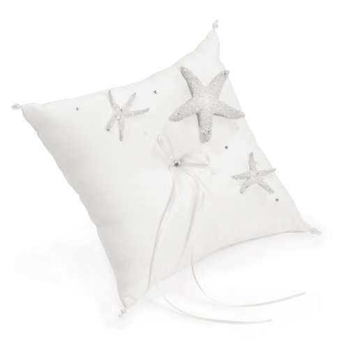 Cathys Concepts Beach Ring Pillow, White