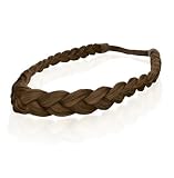 Flora Designs Braided Headband Medium Brown with Medium Blonde Highlites (3/4 Inch) Flora Designs Braided Headband Medium Brown with Medium Blonde Highlites (3/4 Inch)