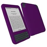 7dayshop Durable Soft Silicone Case Cover for Amazon Kindle 3 - PURPLEby 7dayshop
