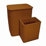 Chelsea Pattern Wicker Nursery Hamper with Removable Bag Color: Nutmeg