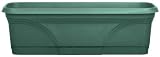 Dynamic Design MB3612FE Medallion Deluxe 36-Inch Poly Window Box with Saucer, Fern