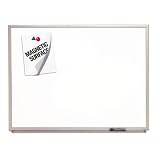 Quartet DuraMax Porcelain Whiteboard, 6 x 4 Feet, Aluminum Frame (2547)