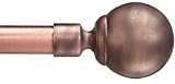IMAGE OF Novara Copper Curtain Rod Set