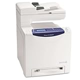 Xerox Phaser 6128MFP/N - Multifunction - color - laser - copying: 16 ppm / 12 ppm - printing: 16 ppm / 12 ppm - 250 sheets - 33.6 Kbps - USB, 10/100 Base-TX - AC 120 V