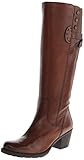 Clarks Women's Maymie Stellar Riding Boot,Cognac Leather,10 M US