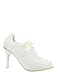 Sexy High Heel Nike Style White Sneaker Pump - 10