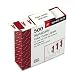 Smead A-Z Color-Coded Bar-Style End Tab Labels, Letter A, Red, 500 per Roll (67071)