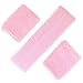 3 piece Sweatband Set - 1 Headband & 2 Wristbands - Pink - Sports - Tennis