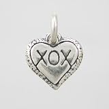 Little Sterling Silver Heart Charm, #9207