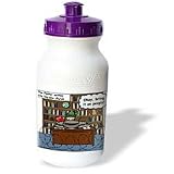 Rich Diesslins Funny Religious Light Cartoons - Pastor Prepares for His New Church - Water Bottles