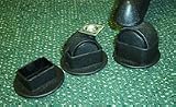 Non Slip felt based for hard floors Snap Fit Caster Cups for double wheel castors. 50mm dia