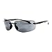 Bifocal Magnification Lens Sunglasses Rimless Rectangular UV 400 Black+2.00