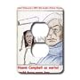 Londons Times Funny Panel Hollywood Cartoons - Naomi Campbell As Warhol Might Have Seen Her - Light Switch Covers - 2 plug outlet cover