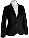 Old Navy Womens Black Plus Double-Weave Blazers