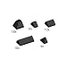 Lego Building Accessories - Black Ridge Tiles - Bulk Pack, 48 Pieces