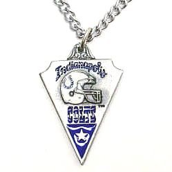 Indianapolis Colts Chain Necklace & Pewter Pendant - NFL Football Fan Shop Sports Team Merchandise