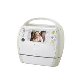 Canon Selphy ES3 Compact Photo Printer (White) (2675B001)