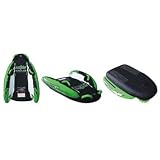 Snow Shack RI-02854 Surfster Black Ice Inflatable Snow Sled