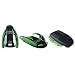 Sporting Goods : Snow Shack RI-02854 Surfster Black Ice Inflatable Snow Sled