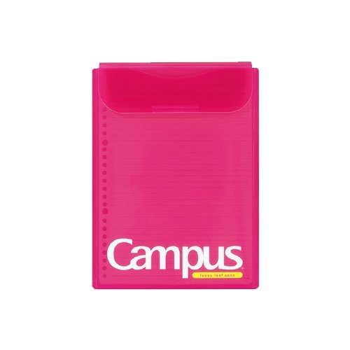 コクヨ キャンパスルーズリーフケースB5 桃 A罫30枚入 コクヨ キャンパスルーズリーフケースB5 桃 A罫30枚入