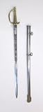 Reproduction Confederate CSA (NCO) Sword, With Scabbard
